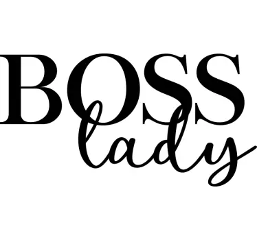 Boss dame, boss baby mor og datter skjorte - TenStickers