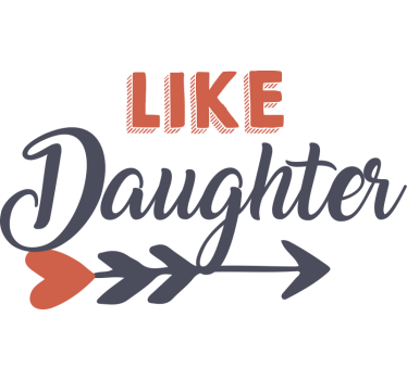 Hjertepile mor og datter t-shirt - TenStickers