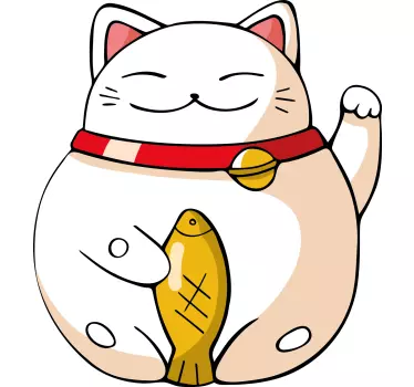 T-shirt til børn med sødt katte design - TenStickers