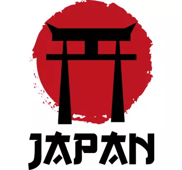 Tegnet japan t-shirt - TenStickers