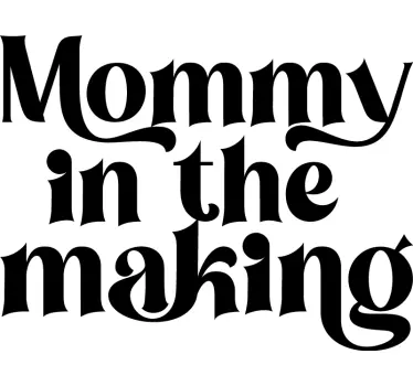 Mor og datter t-shirt baby nyhed - TenStickers
