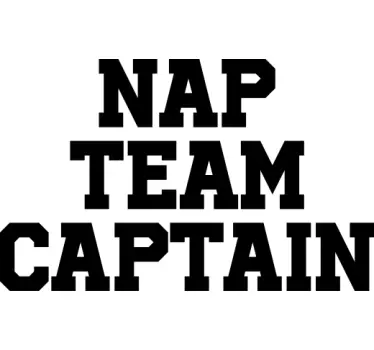 Original t-shirt nap team captain - TenStickers