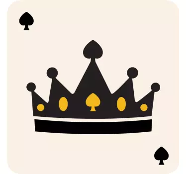 Konge dronning kort mønster matchende skjorter til par - TenStickers