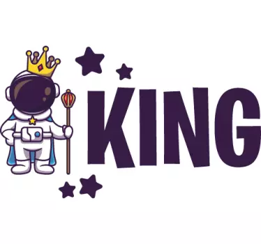 Par t-shirt med kongeligt tema - TenStickers