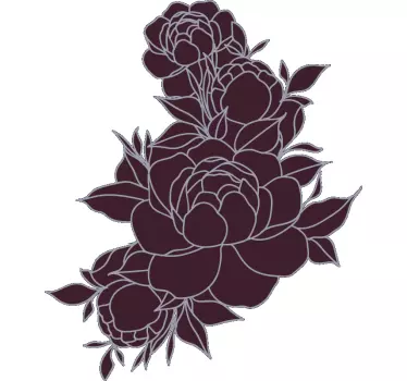 Baby t-shirt med blomsterinspireret tema - TenStickers