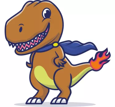 T-shirt til børn cool dino karakter - TenStickers
