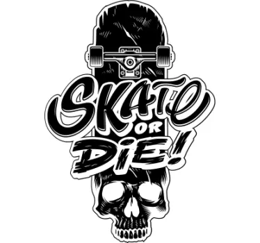 Skate grave graffiti t-shirt - TenStickers
