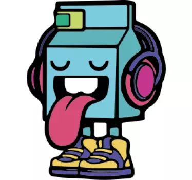 Original t-shirt med cool tegneseriefigur - TenStickers