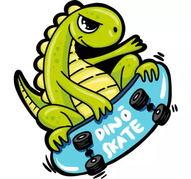 Swag skater t-rex tegneserie t-shirt - TenStickers