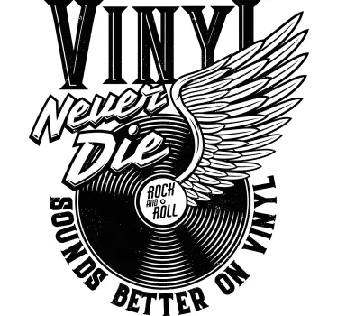Original t-shirt vinyl lyder bedre - TenStickers