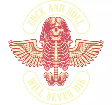 Original t-shirt rock and roll Ånd - TenStickers