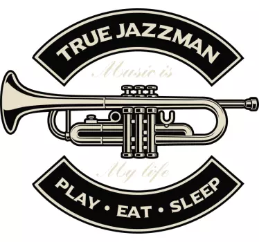 Jazzmands musikliv original t-shirt - TenStickers