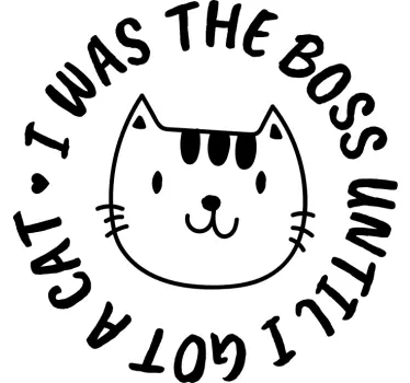 Jeg var en chef sjov citat t-shirt - TenStickers
