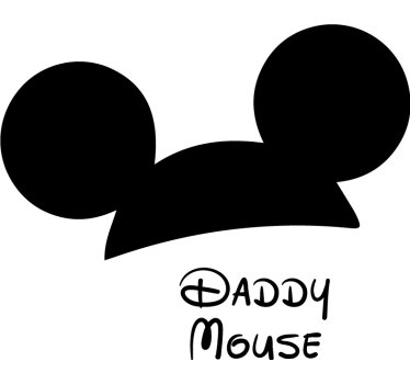 Familiemedlemmer micky mus mor og datter skjorte - TenStickers