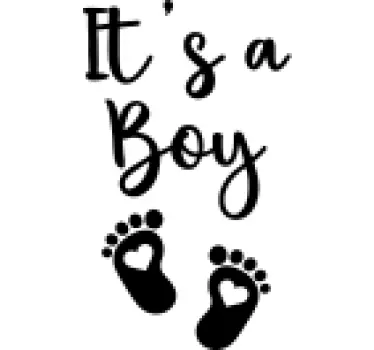 Personlig t-shirt til babyoverraskelse - TenStickers
