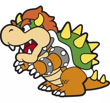Bowser tegneserie børneskjorte - TenStickers