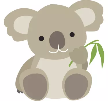 Baby koala tegneserie børneskjorte - TenStickers