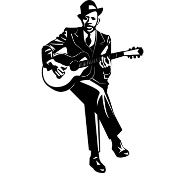 Robert jonhson player t-shirt - TenStickers