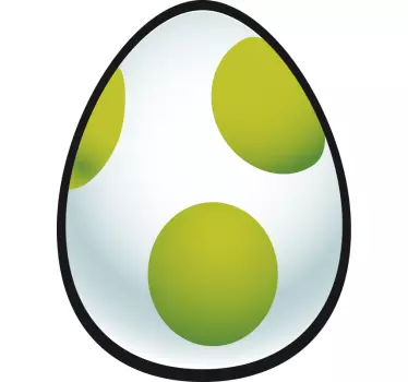 Yoshi egg mario børneskjorte - TenStickers