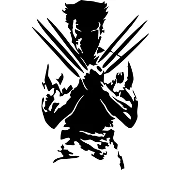 Original t-shirt med fierce claws power - TenStickers