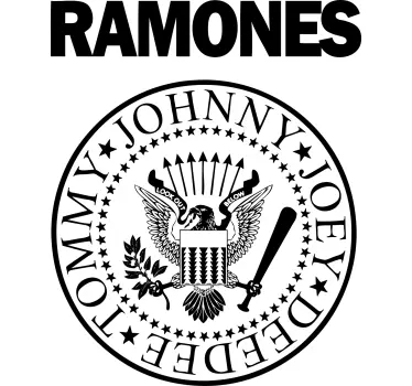 Original t-shirt ramones hyldest - TenStickers