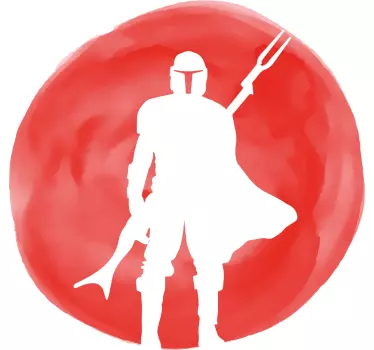 Original t-shirt med heroisk figursilhuet - TenStickers