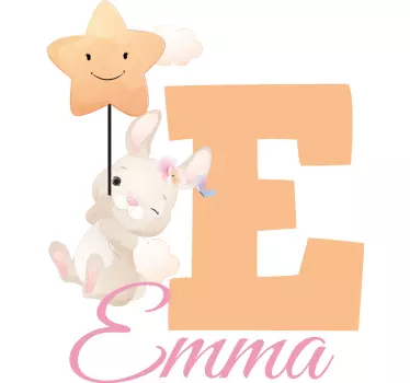 Baby t-shirt e med stjernetaxa - TenStickers