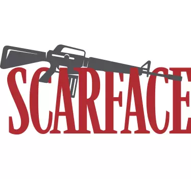 Original t-shirt scarface grafisk t-shirt - TenStickers