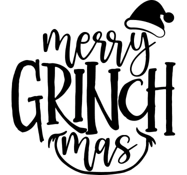 Glædelig grinchmas originale design t-shirts - TenStickers