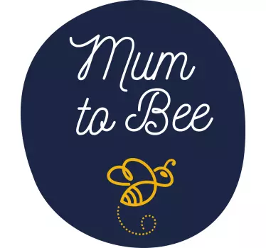 Mor og datter t-shirt overrask mor til bi - TenStickers