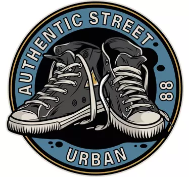 80'er converse sko illustration t-shirt - TenStickers