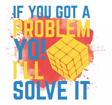Tekst til problemløsning original t-shirt - TenStickers