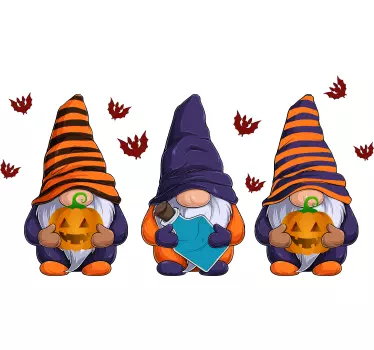Børns t-shirt med halloween nisser samling - TenStickers