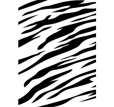 Original t-shirt med kraftige røde striber - TenStickers