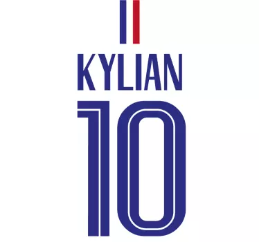 Original t-shirt kylian trøjenummer - TenStickers