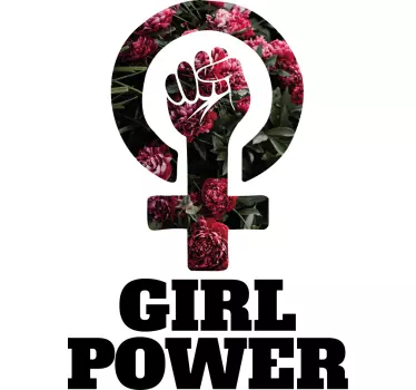 Original t-shirt med styrkende feministisk budskab - TenStickers