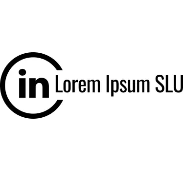 Tilpasset linkedin-konto original t-shirt - TenStickers