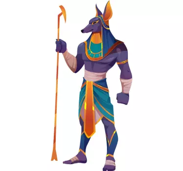 Original t-shirt anubis karakter tøj - TenStickers