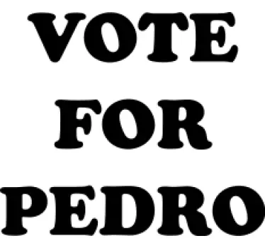 "stem på pedro" T-shirts med navn - TenStickers