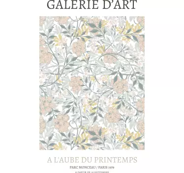 Blomstergalerie d'art original t-shirt - TenStickers