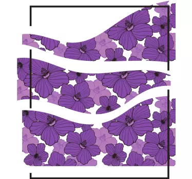 Mor og datter t-shirt med blomsterdesign elegance - TenStickers