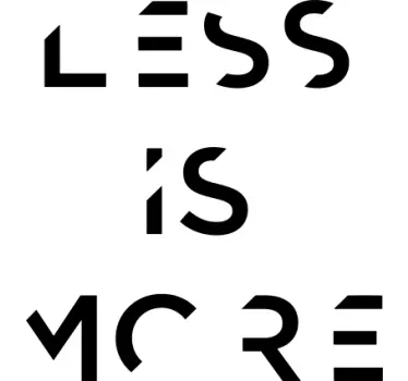 Original t-shirt med minimalistisk citat - TenStickers
