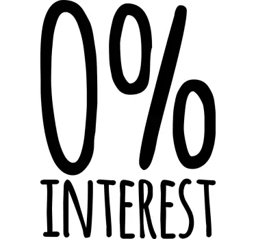Ikke interesseret sjov tekst t-shirt - TenStickers