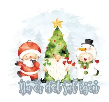 Nu er det jul igen, juletrøjer - TenStickers