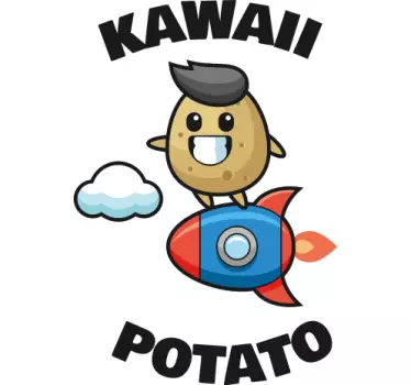Baby t-shirt kawaii kartoffel eventyr - TenStickers
