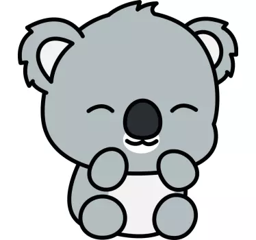 Yndig koalabjørn t-shirt - TenStickers