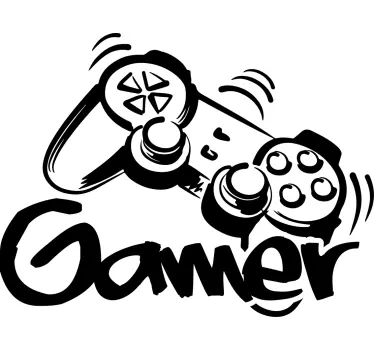 Controller til gamer t-shirt - TenStickers