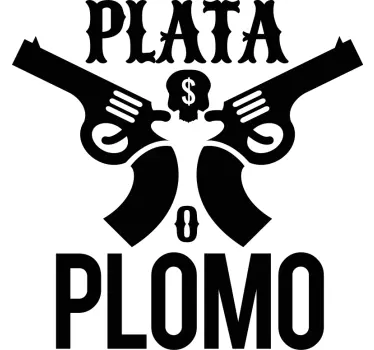 Plata o plomo escobar t-shirt - TenStickers