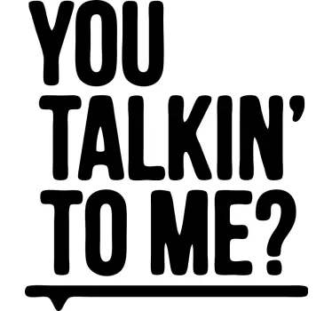 Modig udsagn original t-shirt - TenStickers