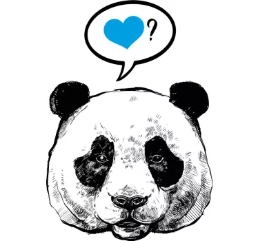 Original t-shirt søde pandaelskere - TenStickers